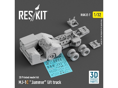 Mj-1c 'jammer' Lift Truck (3d Printed Model Kit) - zdjęcie 2