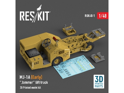 Mj-1a (Early) 'jammer' Lift Truck (3d Printed Model Kit) - zdjęcie 1