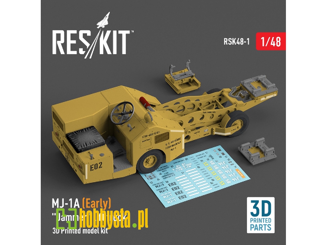 Mj-1a (Early) 'jammer' Lift Truck (3d Printed Model Kit) - zdjęcie 1