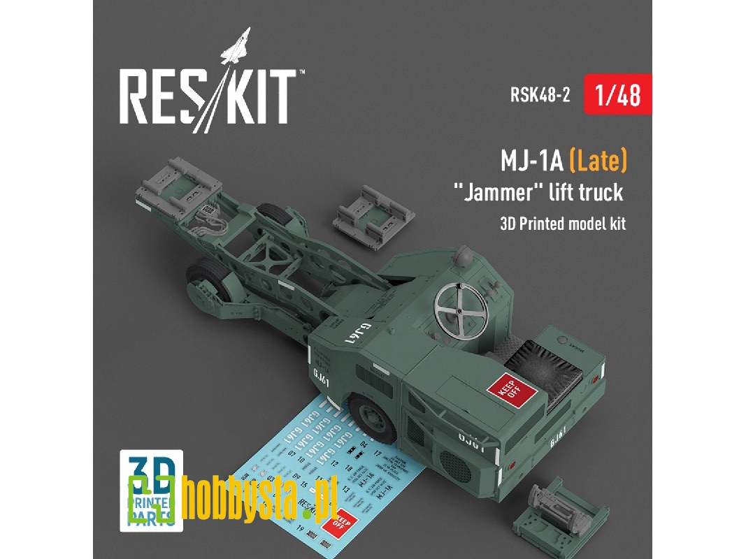 Mj-1a (Late) 'jammer' Lift Truck (3d Printed Model Kit) - zdjęcie 1 Mj-1a (Late) 'jammer' Lift Truck (3d Printed Model Kit) - zdjęcie 1