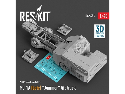 Mj-1a (Late) 'jammer' Lift Truck (3d Printed Model Kit) - zdjęcie 2