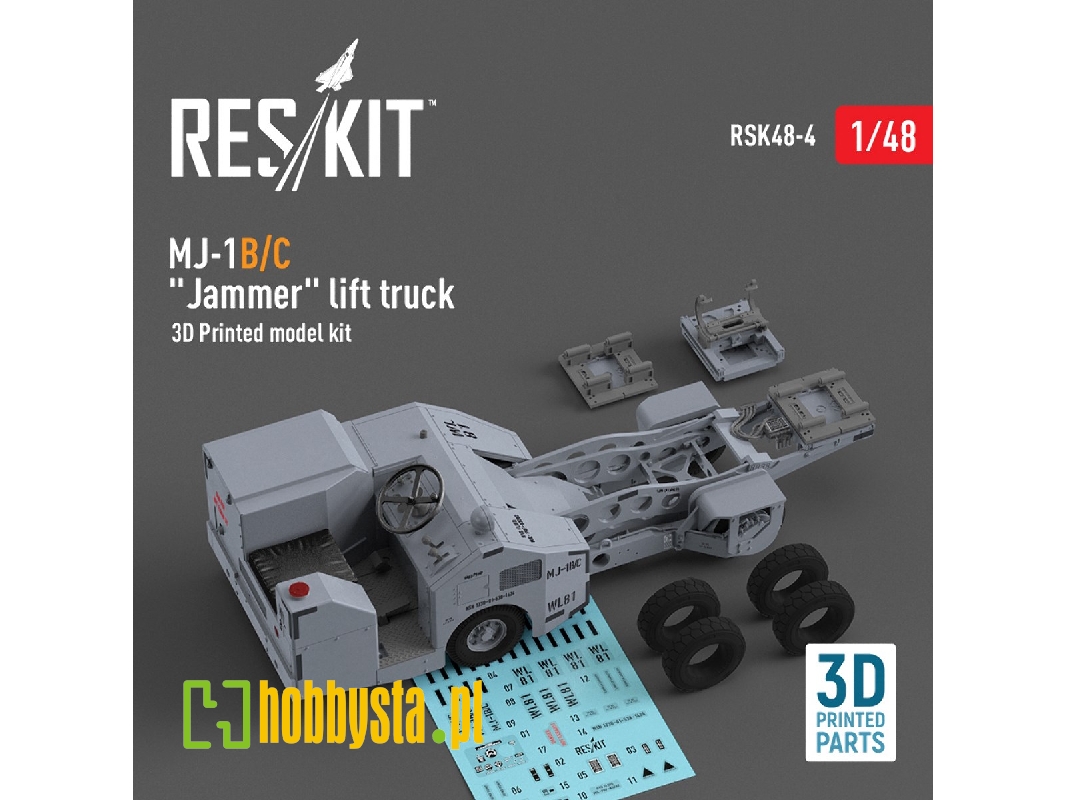 Mj-1b/C 'jammer' Lift Truck (3d Printed Model Kit) - zdjęcie 1 Mj-1b/C 'jammer' Lift Truck (3d Printed Model Kit) - zdjęcie 1