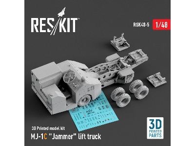 Mj-1c 'jammer' Lift Truck (3d Printed Model Kit) - zdjęcie 2