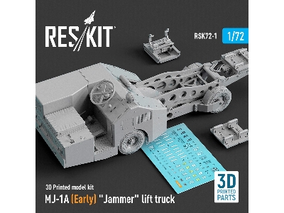 Mj-1a (Early) 'jammer' Lift Truck (3d Printed Model Kit) - zdjęcie 2