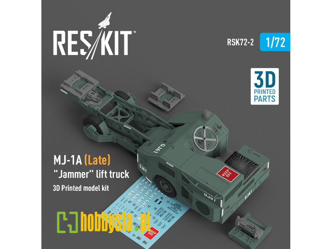 Mj-1a (Late) 'jammer' Lift Truck (3d Printed Model Kit) - zdjęcie 1