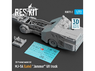 Mj-1a (Late) 'jammer' Lift Truck (3d Printed Model Kit) - zdjęcie 2