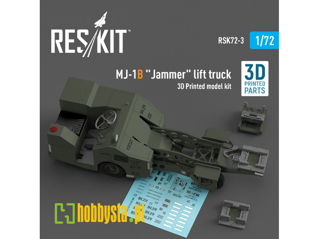 Mj-1b 'jammer' Lift Truck (3d Printed Model Kit) - zdjęcie 1