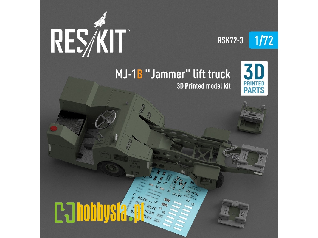 Mj-1b 'jammer' Lift Truck (3d Printed Model Kit) - zdjęcie 1 Mj-1b 'jammer' Lift Truck (3d Printed Model Kit) - zdjęcie 1