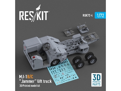 Mj-1b/C 'jammer' Lift Truck (3d Printed Model Kit) - zdjęcie 1
