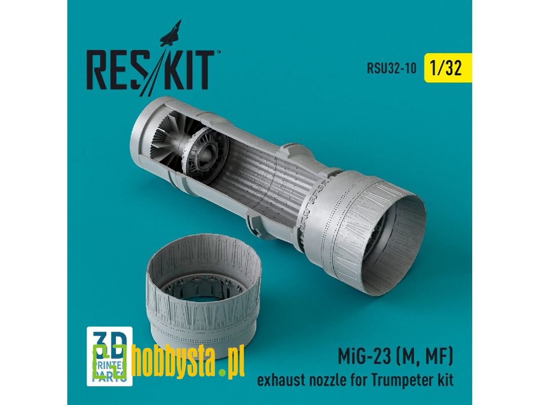 Mig-23 (M, Mf) Exhaust Nozzle For Trumpeter Kit - zdjęcie 1 Mig-23 (M, Mf) Exhaust Nozzle For Trumpeter Kit - zdjęcie 1