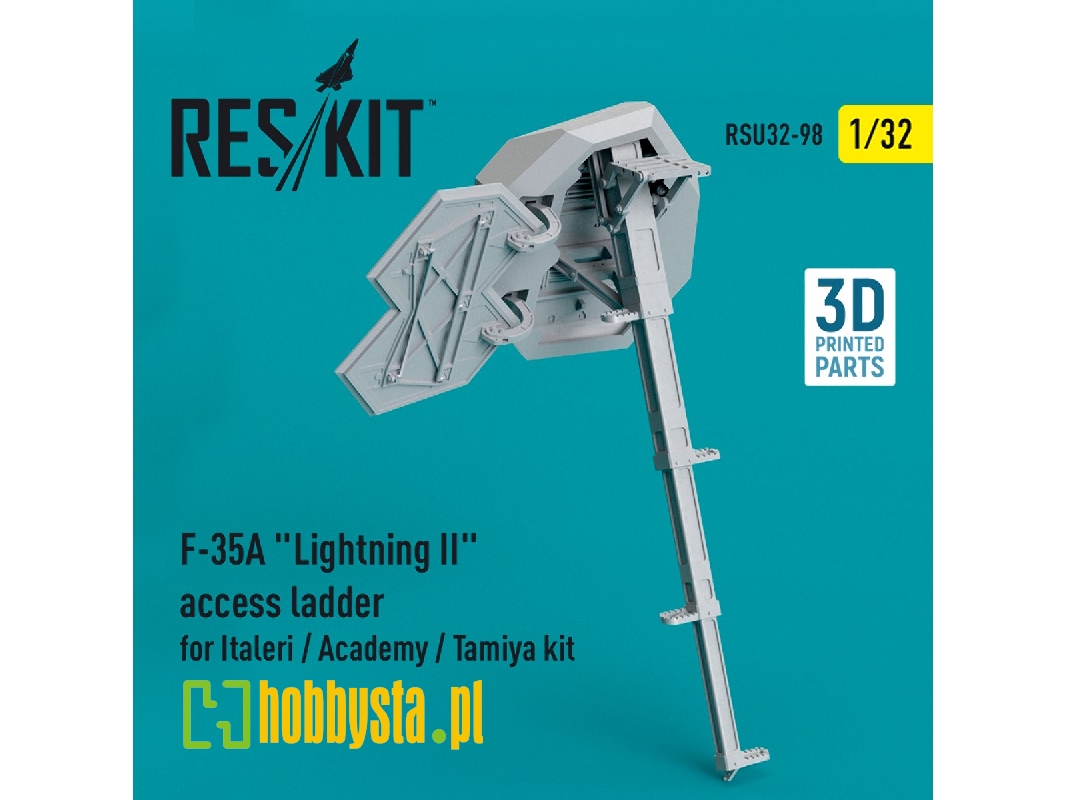 F-35a 'lightning Ii' Access Ladder For Italeri/Academy/Tamiya Kits - zdjęcie 1 F-35a 'lightning Ii' Access Ladder For Italeri/Academy/Tamiya Kits - zdjęcie 1
