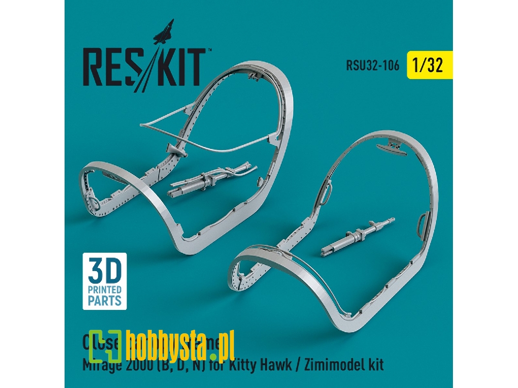 Close Canopy Frame Mirage 2000 (B, D, N) For Kitty Hawk/Zimimodel Kit - zdjęcie 1 Close Canopy Frame Mirage 2000 (B, D, N) For Kitty Hawk/Zimimodel Kit - zdjęcie 1