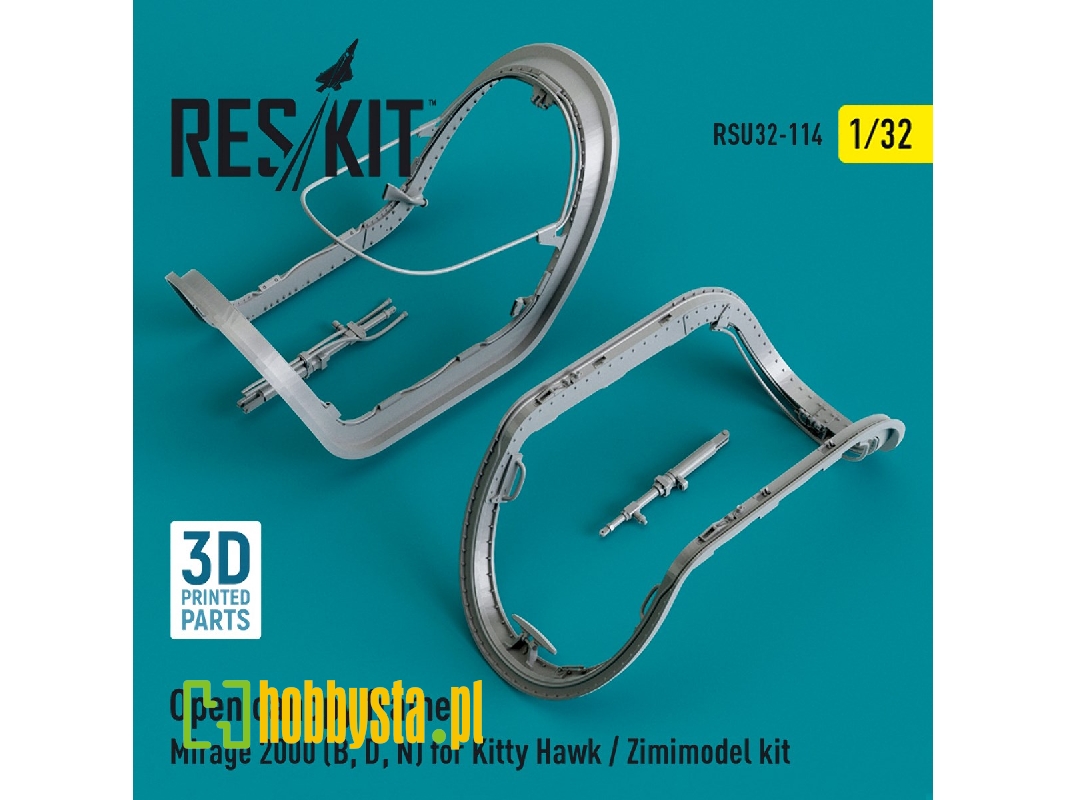Open Canopy Frame Mirage 2000 (B, D, N) For Kitty Hawk/Zimimodel Kits - zdjęcie 1 Open Canopy Frame Mirage 2000 (B, D, N) For Kitty Hawk/Zimimodel Kits - zdjęcie 1