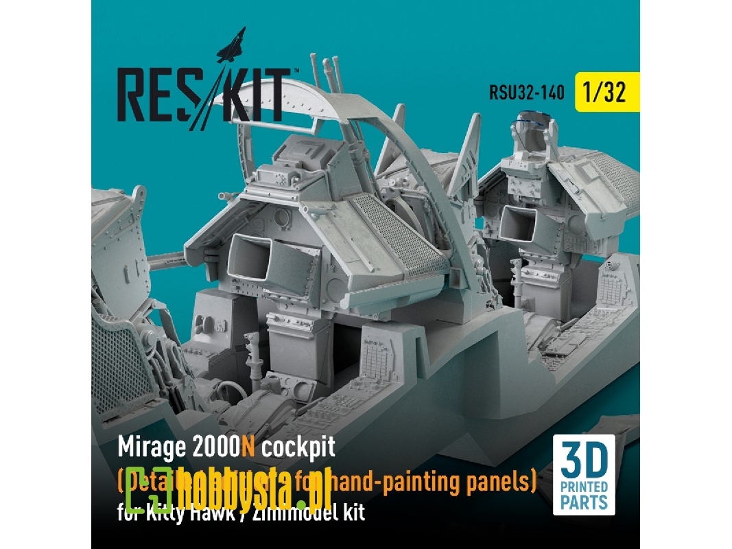 Mirage 2000n Cockpit (Detailed Edition) For Kitty Hawk/Zimimodel Kits - zdjęcie 1 Mirage 2000n Cockpit (Detailed Edition) For Kitty Hawk/Zimimodel Kits - zdjęcie 1
