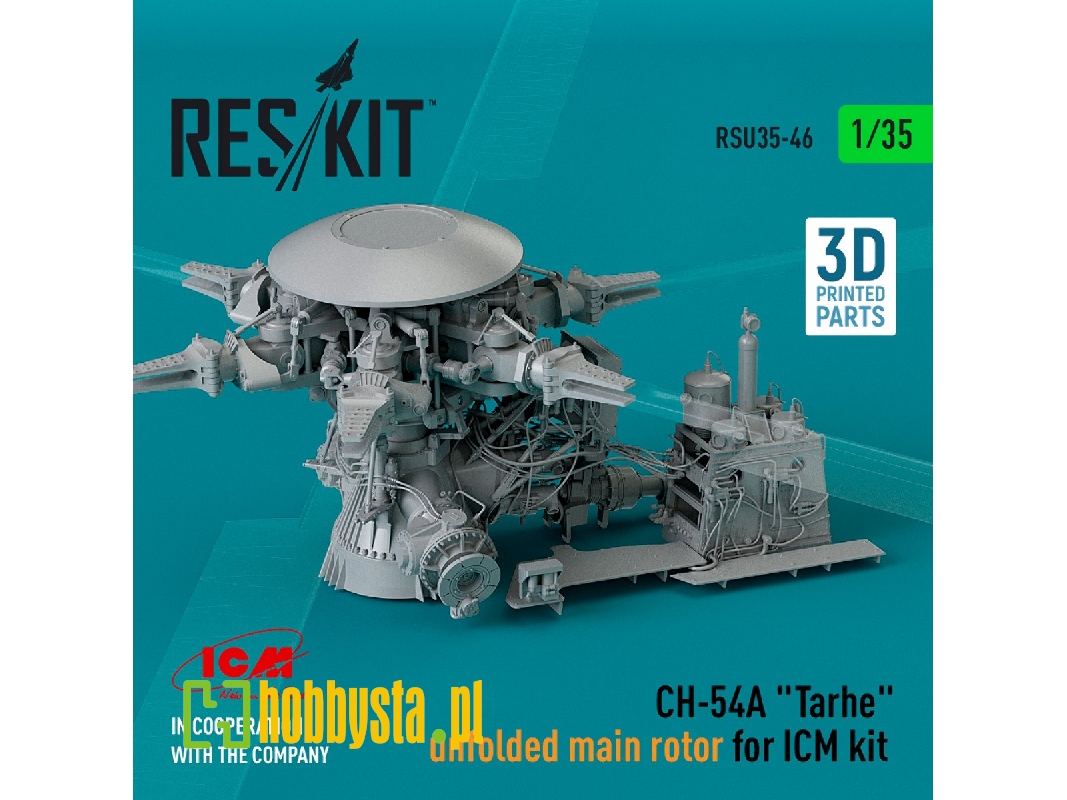 Ch-54a 'tarhe' Unfolded Main Rotor For Icm Kit - zdjęcie 1