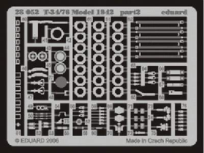  T-34/76 Model 1942 1/48 - Hobby Boss - blaszki - zdjęcie 3