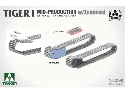 Tiger I Mid-production With Zimmerit Sd.Kfz.181 Pz.Kpfw.Vi Ausf.E - zdjęcie 7