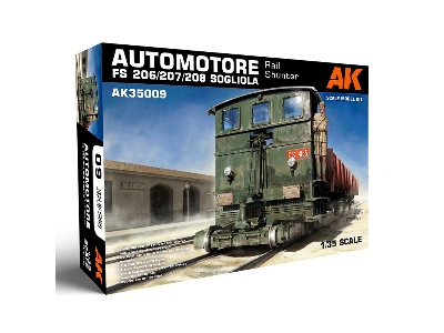 Automotore Fs 206/207/208 Sogliola Rail Shunter - zdjęcie 1