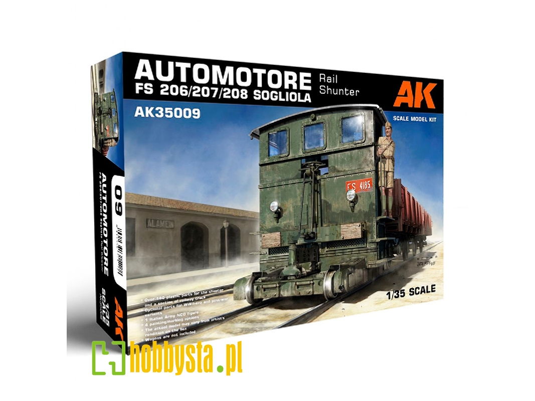Automotore Fs 206/207/208 Sogliola Rail Shunter - zdjęcie 1 Automotore Fs 206/207/208 Sogliola Rail Shunter - zdjęcie 1