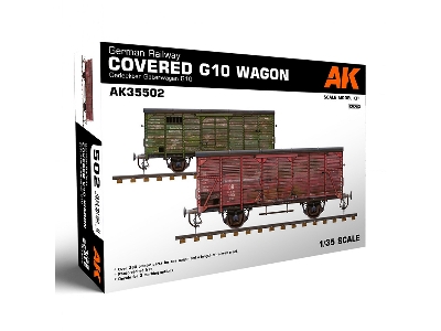 German Railway Covered G10 Wagon Gedeckter Guterwagen G10 - zdjęcie 1