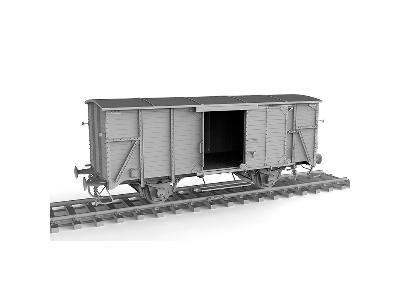 German Railway Covered G10 Wagon Gedeckter Guterwagen G10 - zdjęcie 2