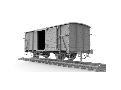 German Railway Covered G10 Wagon Gedeckter Guterwagen G10 - zdjęcie 3