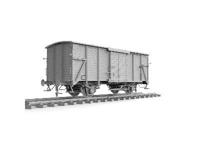 German Railway Covered G10 Wagon Gedeckter Guterwagen G10 - zdjęcie 4