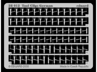  Tool Clips German 1/48 - blaszki - zdjęcie 1