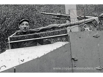 Retracted Canopy For French Armored Car Model 1914 - zdjęcie 5