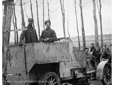 Retracted Canopy For French Armored Car Model 1914 - zdjęcie 6