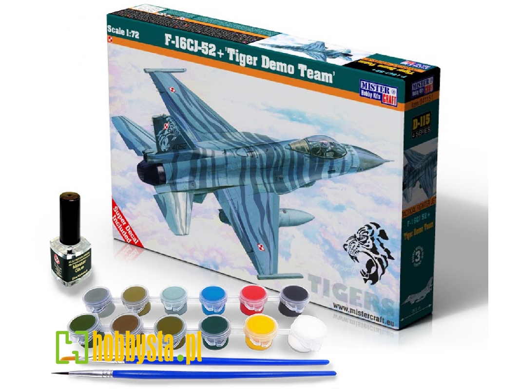 F-16cj-52 + 'tiger Demo Team' - Model Set - zdjęcie 1