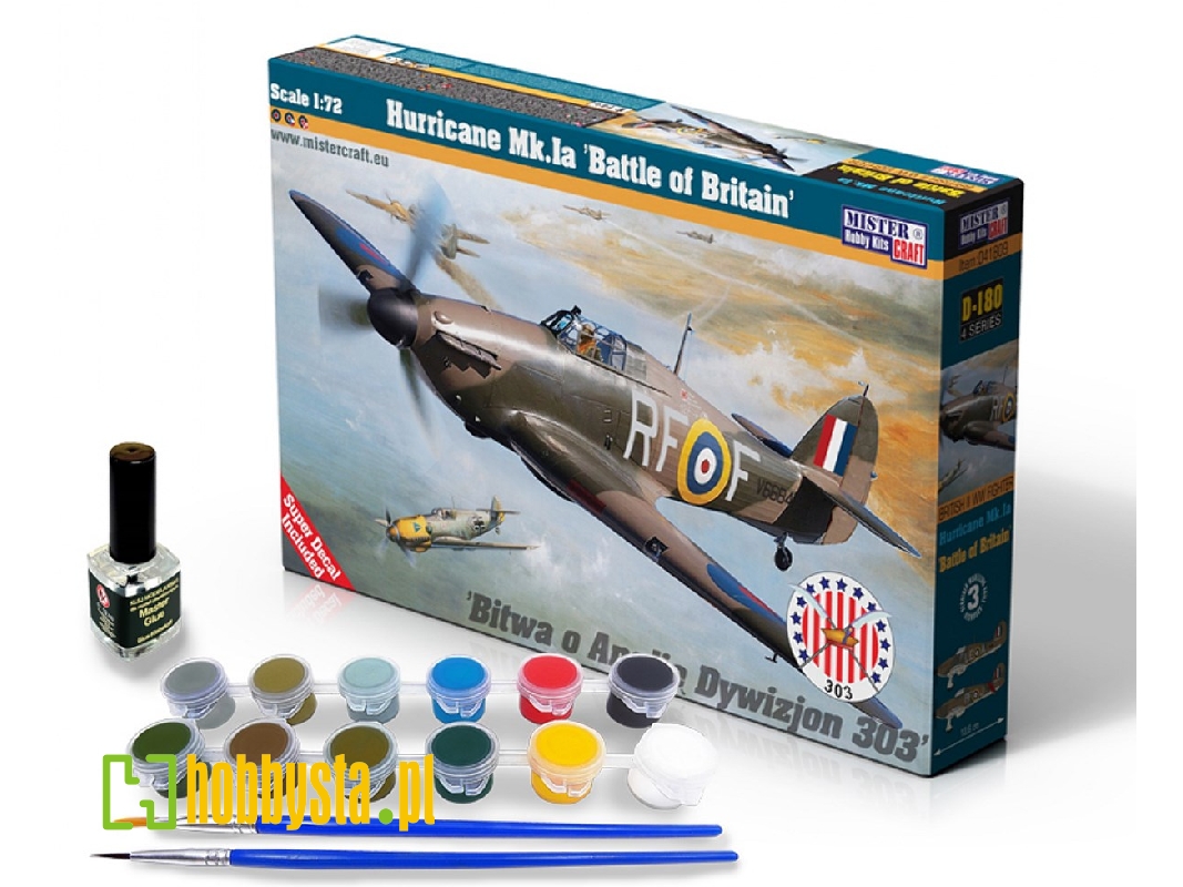 Hurricane Mk.Ia 'battle Of Britain' - Model Set - zdjęcie 1 Hurricane Mk.Ia 'battle Of Britain' - Model Set - zdjęcie 1