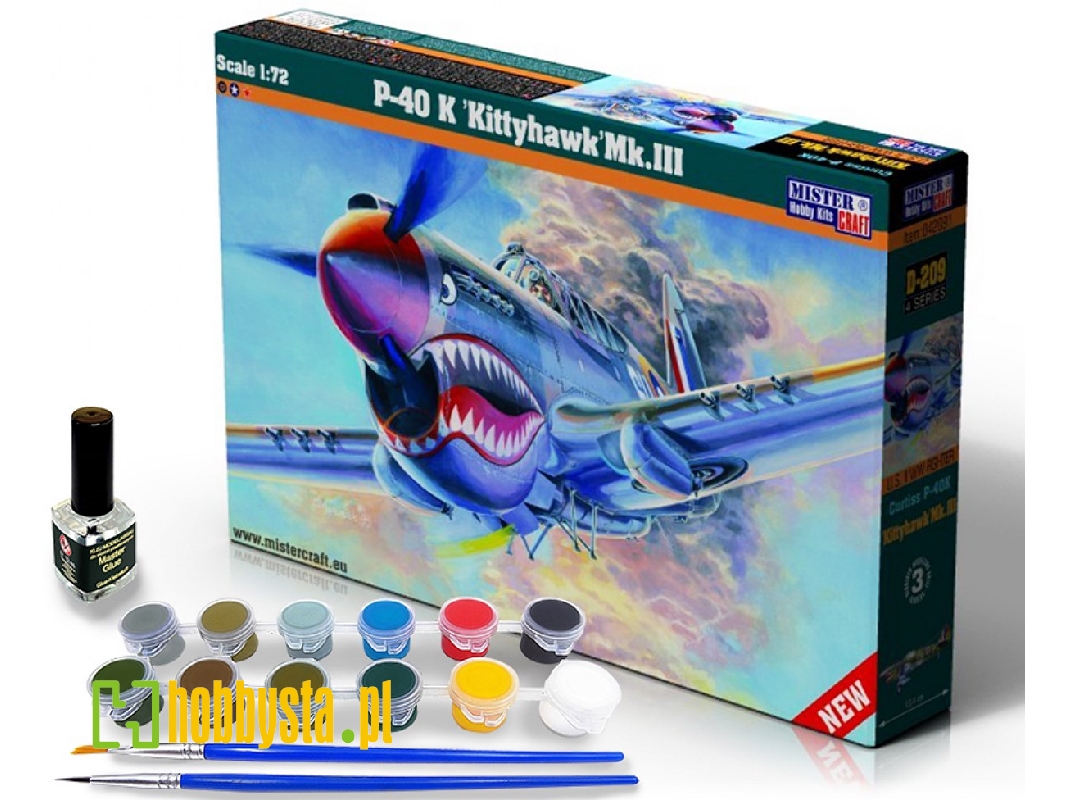 P-40 K 'kittyhawk' Mk.Iii - Model Set - zdjęcie 1