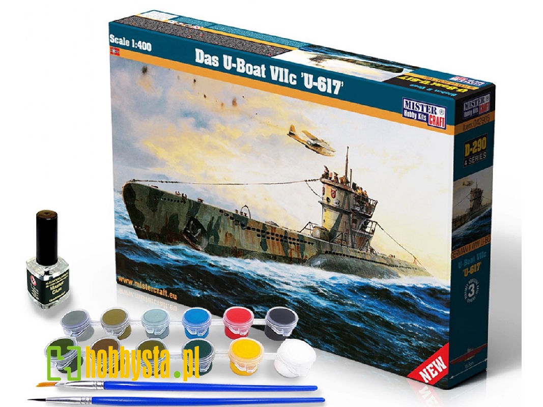 Das U-boat Viic 'u-617' - Model Set - zdjęcie 1