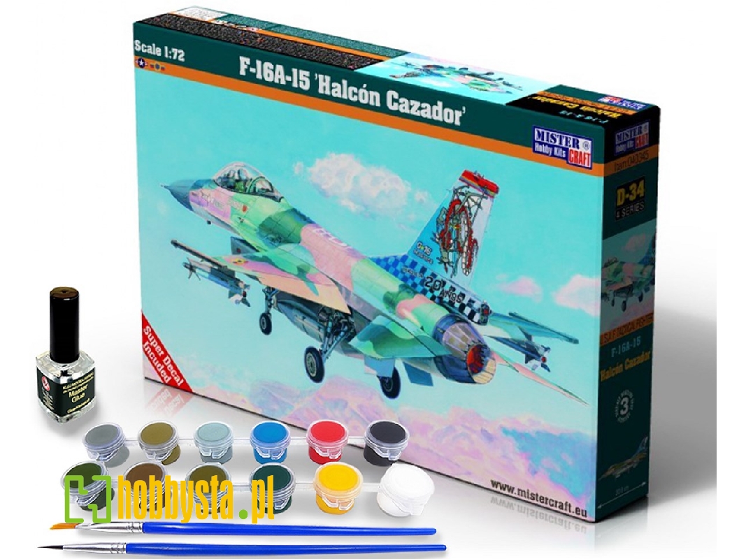 F-16a-15 'halcon Cazador' - Model Set - zdjęcie 1 F-16a-15 'halcon Cazador' - Model Set - zdjęcie 1
