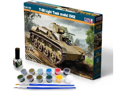 T-60 Light Tank Model 1942 - Model Set - zdjęcie 1