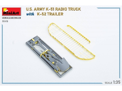 Us Army K-51 Radio Truck With K-52 Trailer. Interior Kit - zdjęcie 19