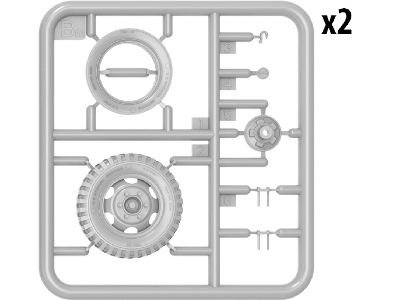 Us Army K-51 Radio Truck With K-52 Trailer. Interior Kit - zdjęcie 25