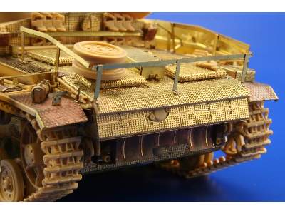  Zimmerit StuG. III Ausf. G waffel 1/48 - Tamiya - blaszki - zdjęcie 5