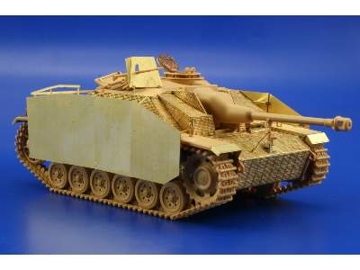  Zimmerit StuG. III Ausf. G waffel 1/48 - Tamiya - blaszki - zdjęcie 7