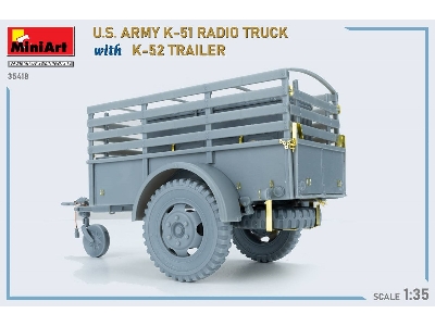 Us Army K-51 Radio Truck With K-52 Trailer. Interior Kit - zdjęcie 55