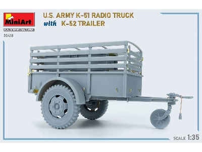 Us Army K-51 Radio Truck With K-52 Trailer. Interior Kit - zdjęcie 57