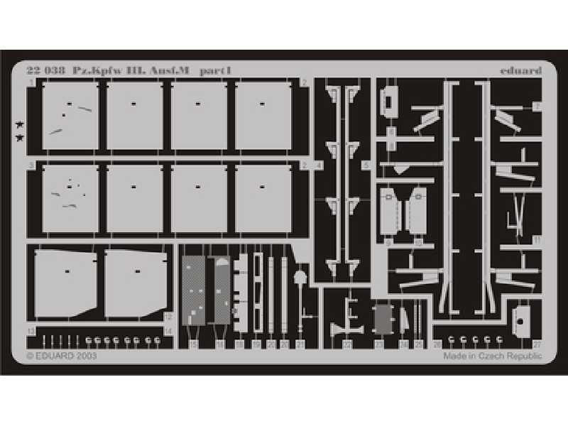  Pz. III Ausf. M 1/72 - Revell - blaszki - zdjęcie 1