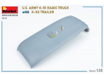 Us Army K-51 Radio Truck With K-52 Trailer. Interior Kit - zdjęcie 88