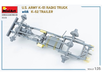 Us Army K-51 Radio Truck With K-52 Trailer. Interior Kit - zdjęcie 90