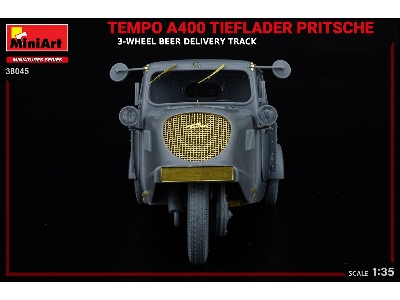 Tempo A400 Tieflader Pritsche 3-wheel Beer Delivery Truck - zdjęcie 16
