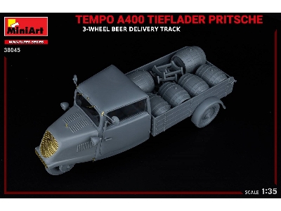 Tempo A400 Tieflader Pritsche 3-wheel Beer Delivery Truck - zdjęcie 17