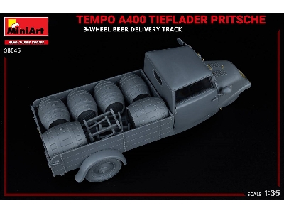 Tempo A400 Tieflader Pritsche 3-wheel Beer Delivery Truck - zdjęcie 20