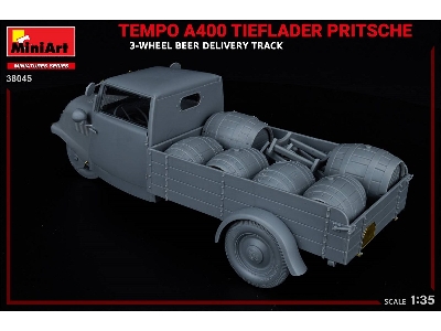 Tempo A400 Tieflader Pritsche 3-wheel Beer Delivery Truck - zdjęcie 22