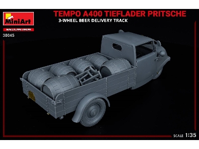 Tempo A400 Tieflader Pritsche 3-wheel Beer Delivery Truck - zdjęcie 23